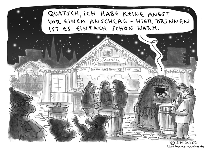 Cartoon: Schön warm 1