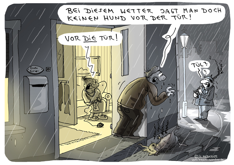 Cartoon: Jagen 1