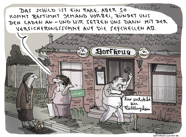 Cartoon: Schilder 1