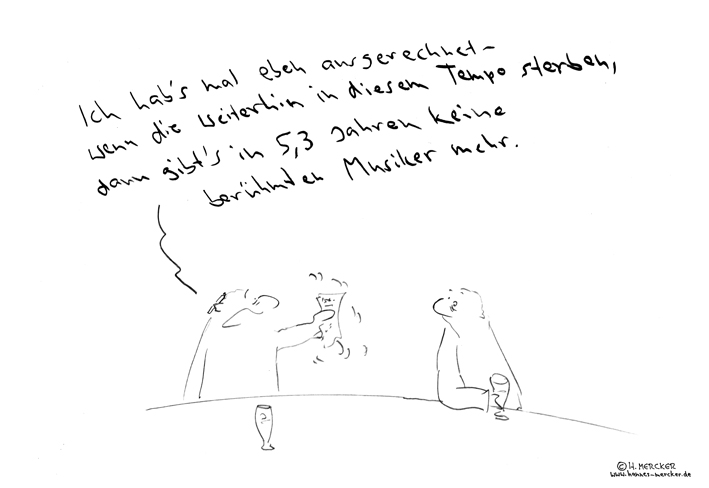 Cartoon: Musikersterben 1