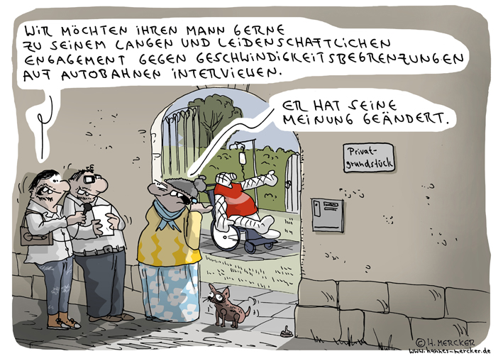 Cartoon: Geschwindigkeit 1