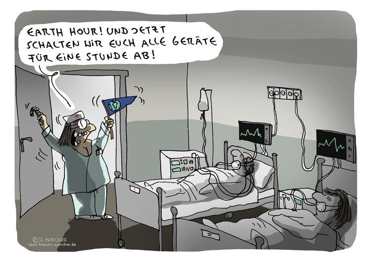 Cartoon: Earth Hour 1