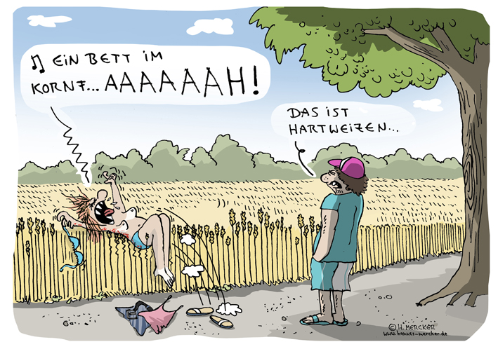 Cartoon: Am Feldrand 1