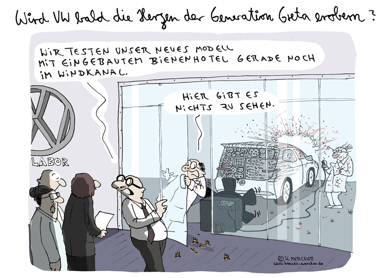 Cartoon: Bienen 1
