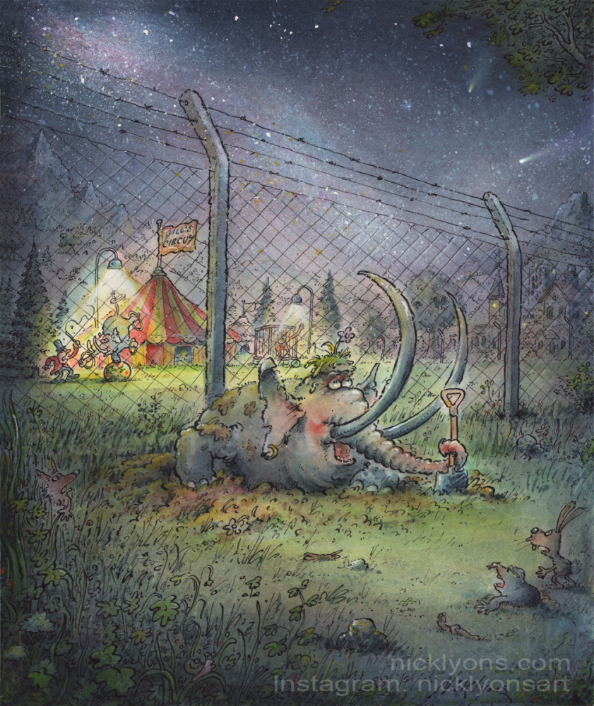 Cartoon: circus Elephant 1