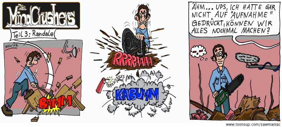 Cartoon: Teil 3: Randale 1