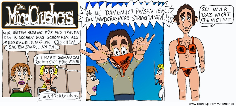 Cartoon: Teil 10: Kleidung 1
