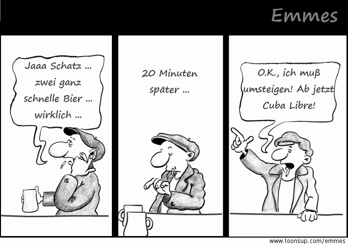 Cartoon: Einen können wir noch 1