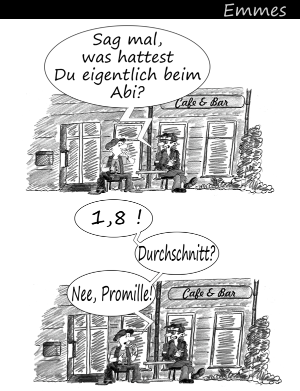 Cartoon: Abitur 1