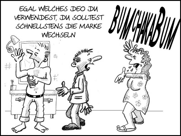Cartoon: Deodorant 1