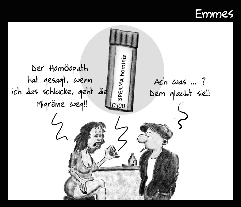 Cartoon: Homöopathie 1