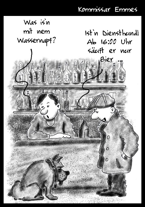 Cartoon: Diensthund 1