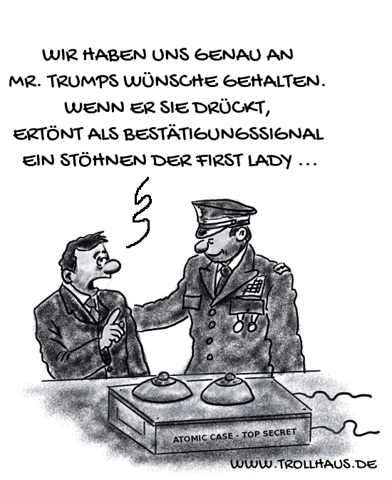 Cartoon: Push the Button 1