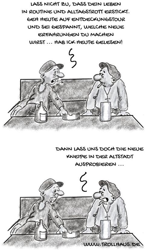 Cartoon: Kalendersprüche 1