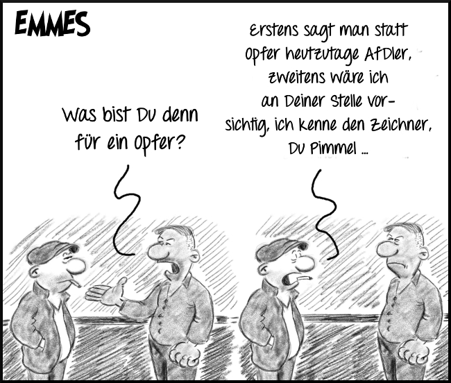 Cartoon: Opfer? 1