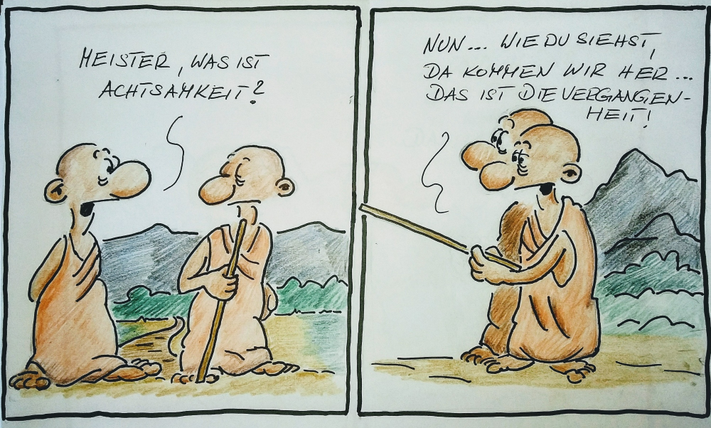 Comic: Achtsamkeit 1