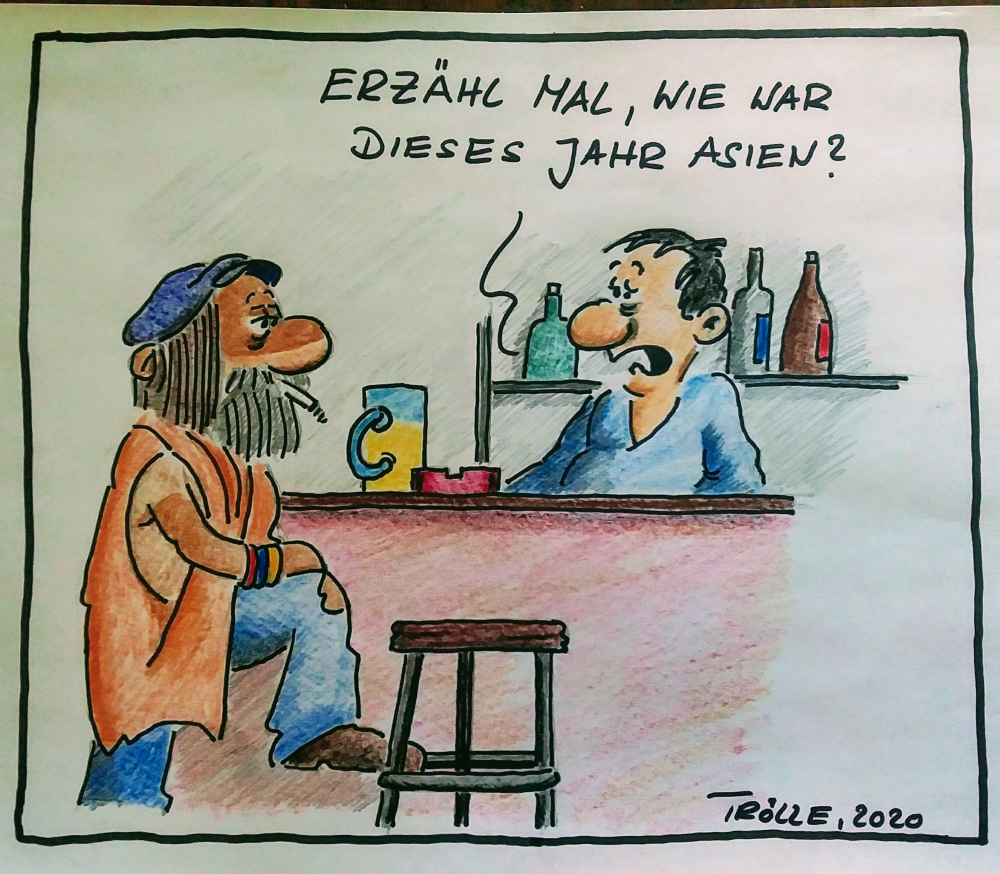 Cartoon: Asientrip 2020 1