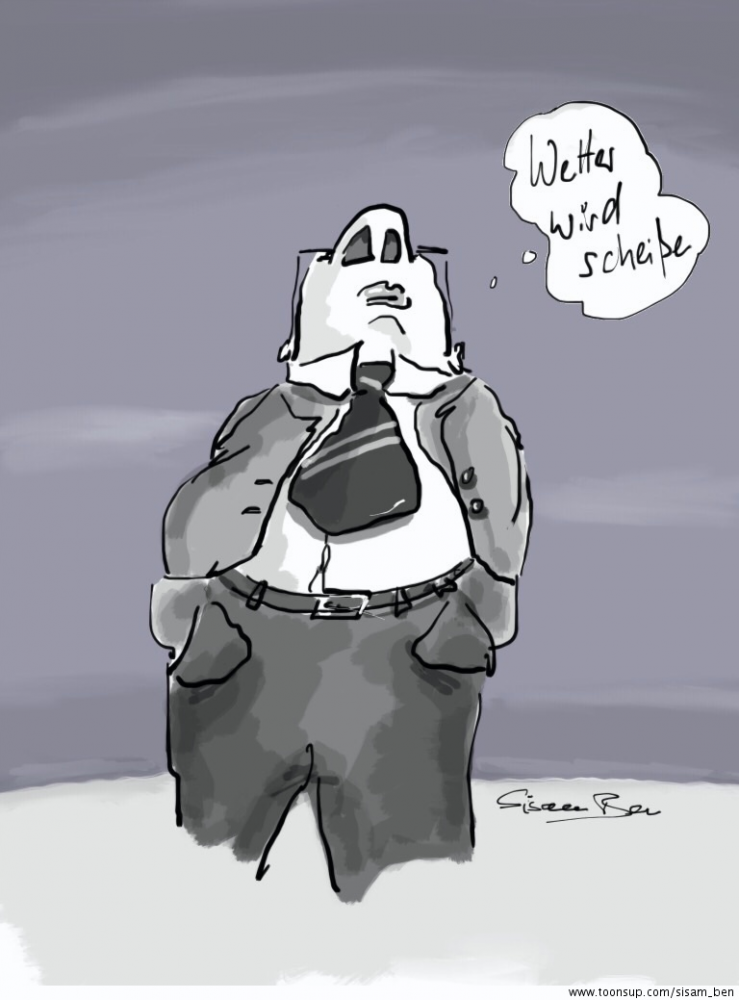 Cartoon: Schwache Beter oder: 1
