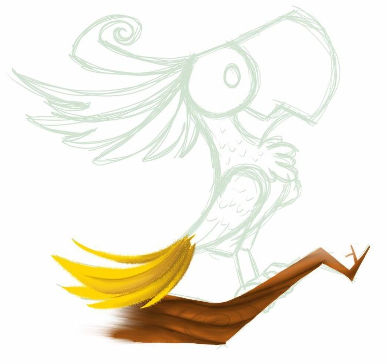 Illustration: W.I.P Kakadoohäuptling Krambubale 1