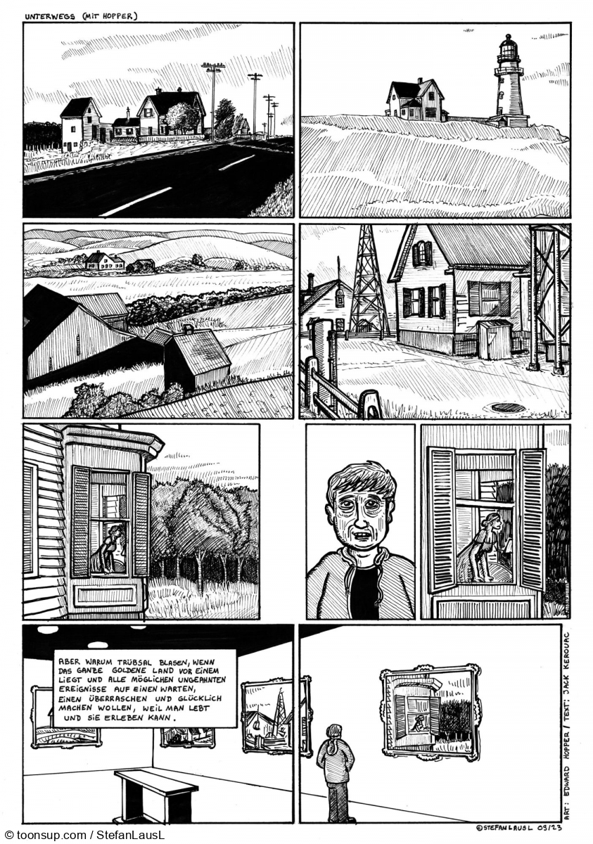 Comic: Unterwegs (mit Hopper) 1