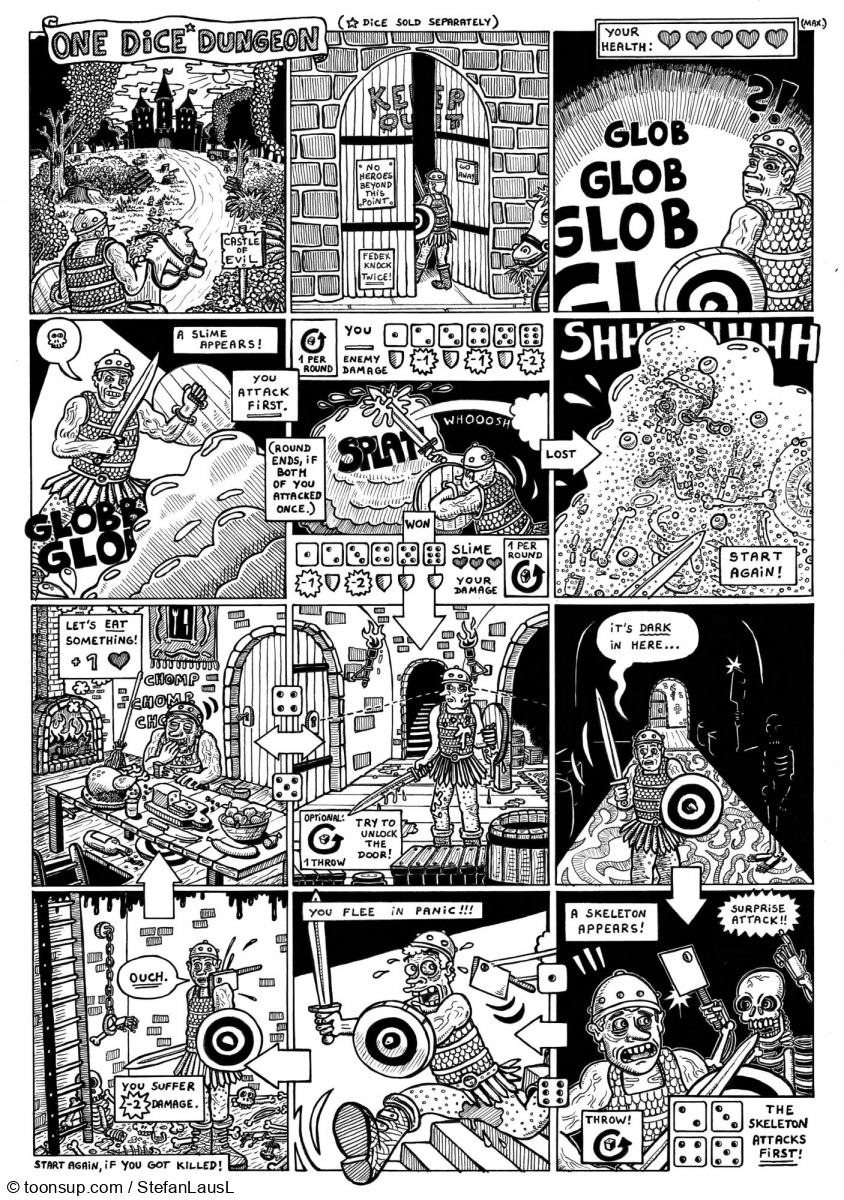 Comic: One Dice Dungeon 1