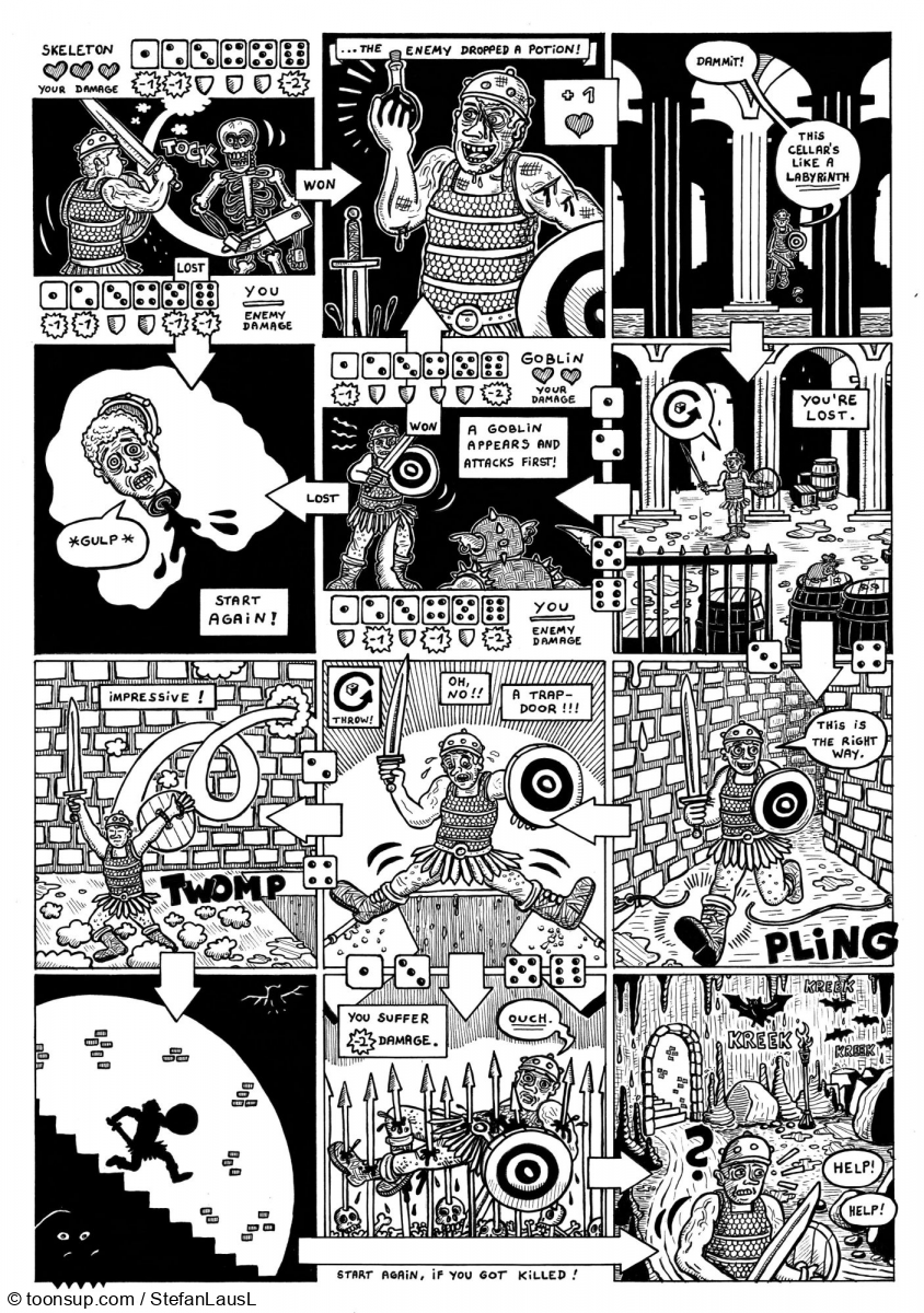 Comic: One Dice Dungeon 2