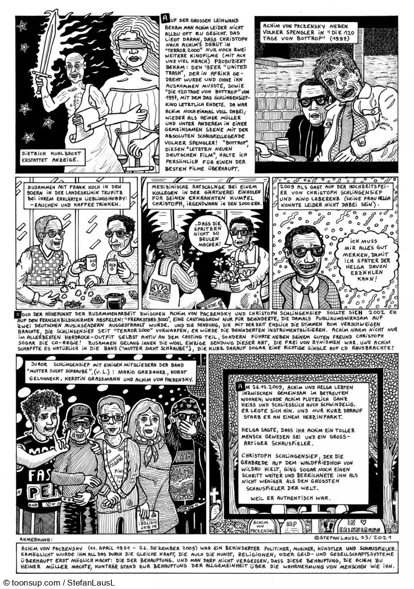Comic: Achim von Paczensky 2