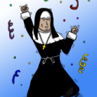 Nonne rockt ab