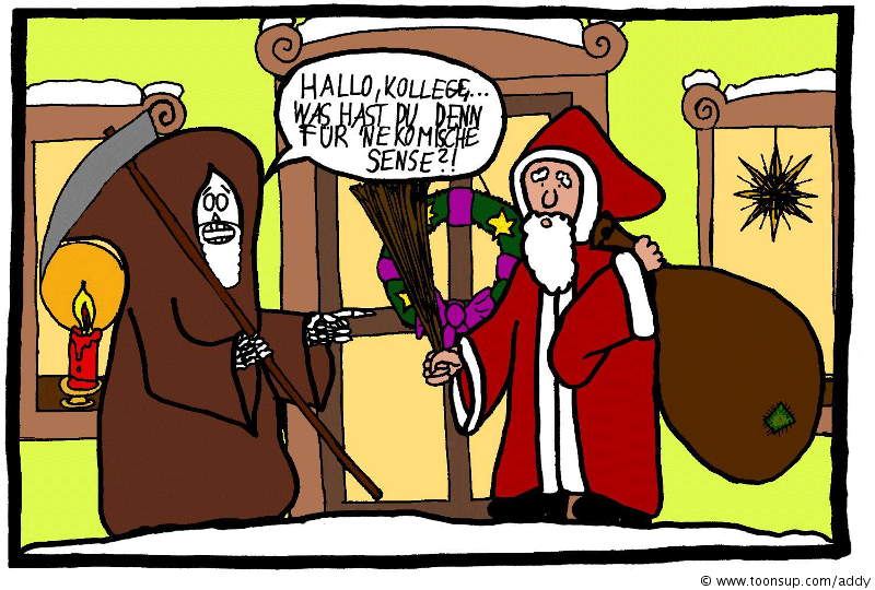 Cartoon: Komischer Kollege 1