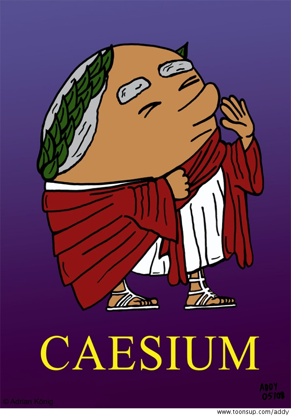 Illustration: Die lustige Welt der Atome: Caesium 1