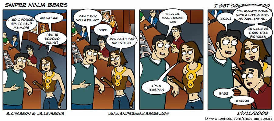 Cartoon: The Sniper Ninja Bears Comic 3