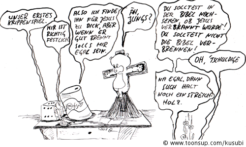 Cartoon: Krippenspiel 1