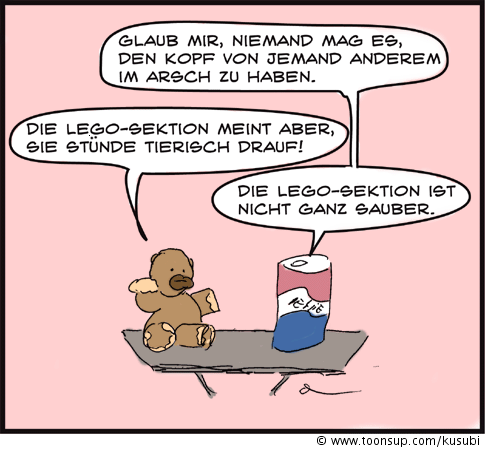 Cartoon: Teddy und Dose 5