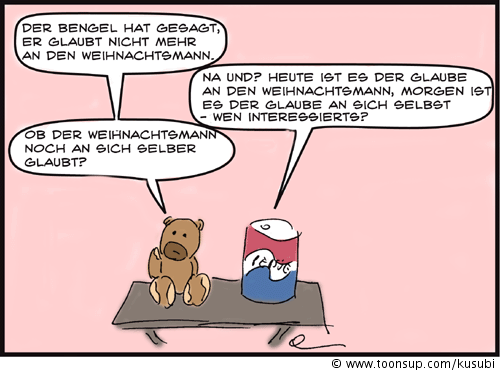 Cartoon: Teddy und Dose 8