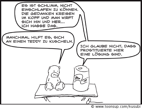 Cartoon: Teddy und Dose 14