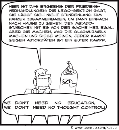 Cartoon: Teddy und Dose 15