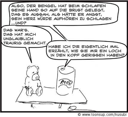 Cartoon: Teddy und Dose 18