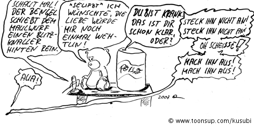 Cartoon: Teddy und Dose Teil zwei 30