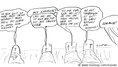 Cartoon: Schnauze! 1