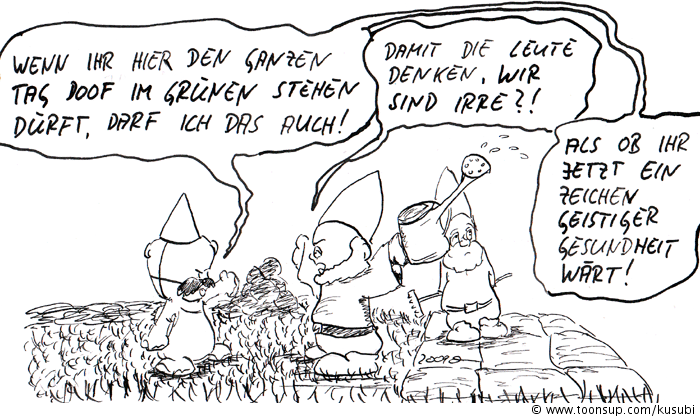 Cartoon: grüner daumen 1