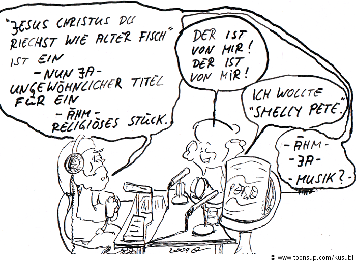 Cartoon: rock`n roll oster show 2