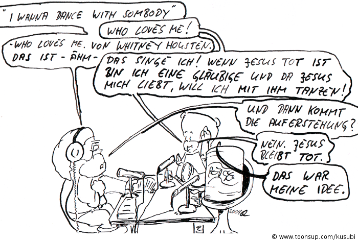 Cartoon: rock`n roll oster show 5
