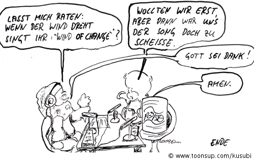 Cartoon: rock`n roll oster show 8