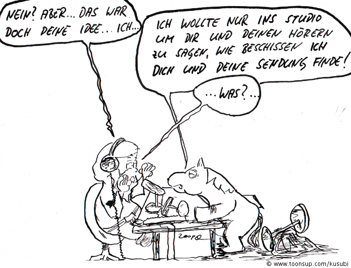 Cartoon: Streiche mit dem lieben Vieh 4