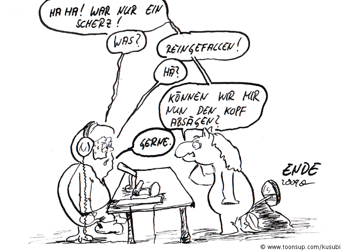 Cartoon: Streiche mit dem lieben Vieh 5