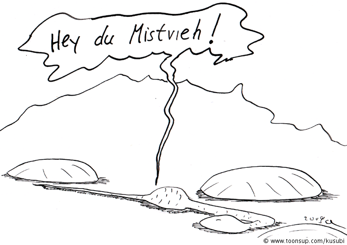 Cartoon: long road 8