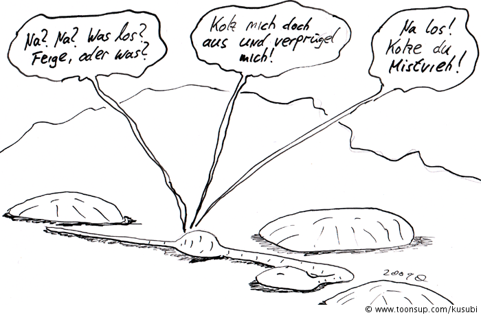 Cartoon: long road 10