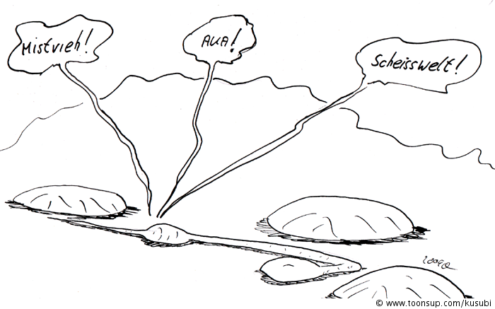 Cartoon: long road 14