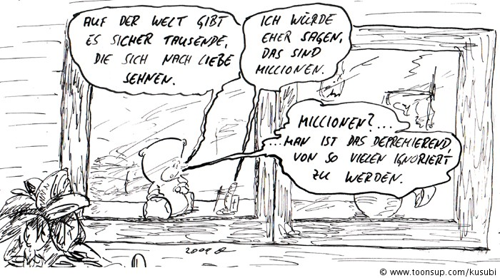 Cartoon: deprimierend 1