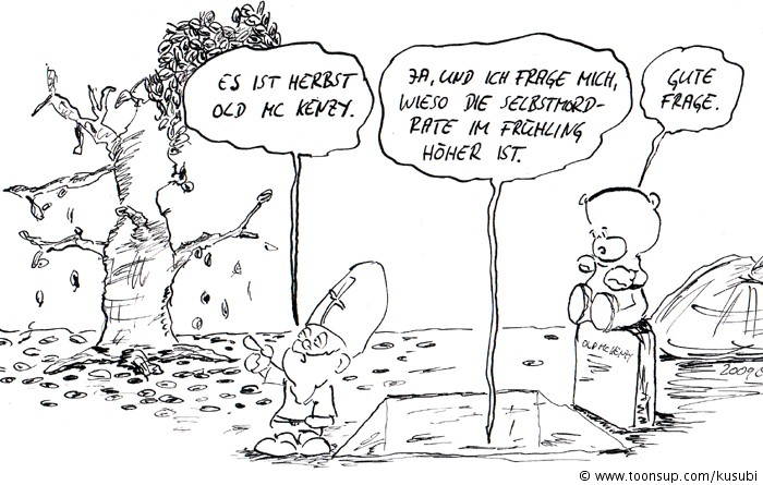 Cartoon: Herbstfragen 1